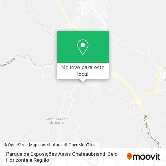 Parque de Exposições Assis Chateaubriand mapa