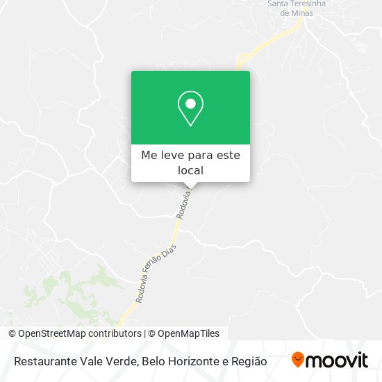 Restaurante Vale Verde mapa