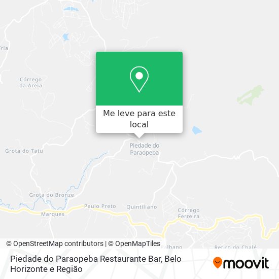 Piedade do Paraopeba Restaurante Bar mapa