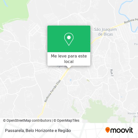 Passarela mapa
