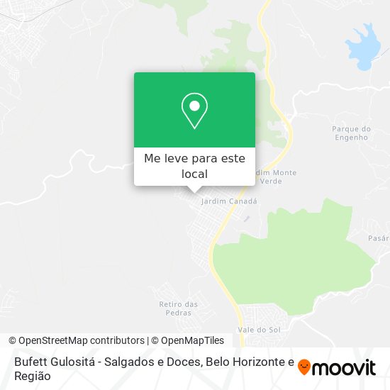 Bufett Gulositá - Salgados e Doces mapa