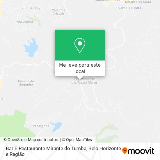 Bar E Restaurante Mirante do Tumba mapa