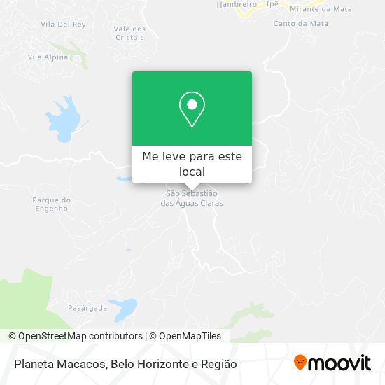 Planeta Macacos mapa