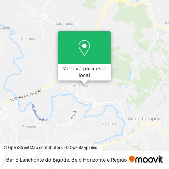 Bar E Lanchonte do Bigode mapa