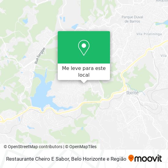 Restaurante Cheiro E Sabor mapa