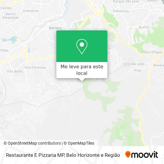 Restaurante E Pizzaria MP mapa
