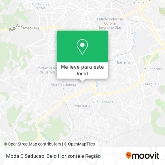 Moda E Seducao mapa