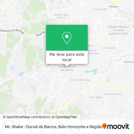 Mr. Shake - Durval de Barros mapa