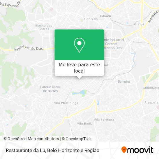 Restaurante da Lu mapa