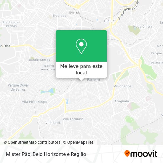 Mister Pão mapa