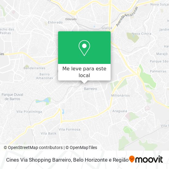 Cines Via Shopping Barreiro mapa