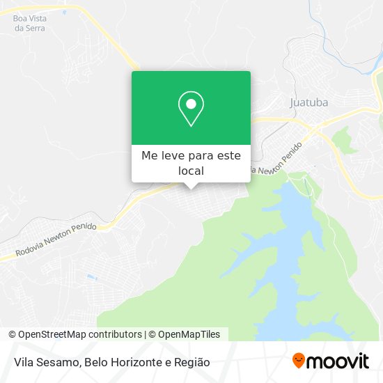 Vila Sesamo mapa