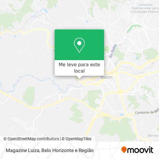 Magazine Luiza mapa