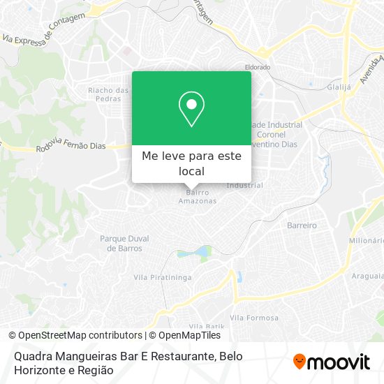 Quadra Mangueiras Bar E Restaurante mapa