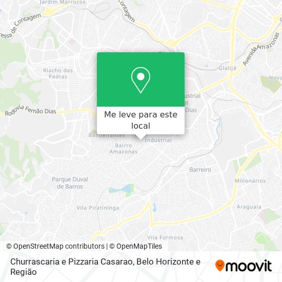 Churrascaria e Pizzaria Casarao mapa