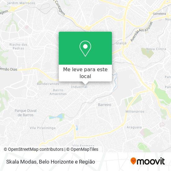 Skala Modas mapa