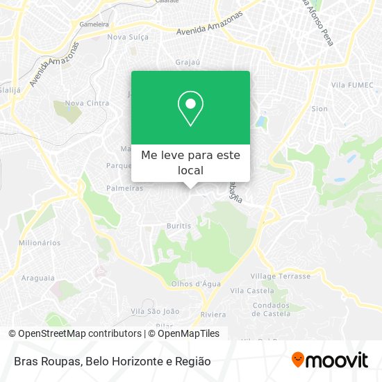 Bras Roupas mapa