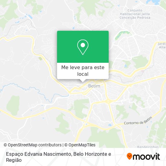 Espaço Edvania Nascimento mapa