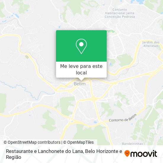 Restaurante e Lanchonete do Lana mapa