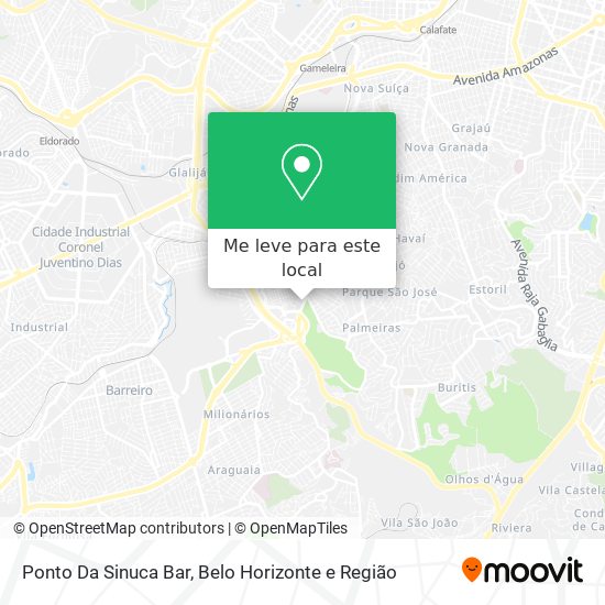 Ponto Da Sinuca Bar mapa