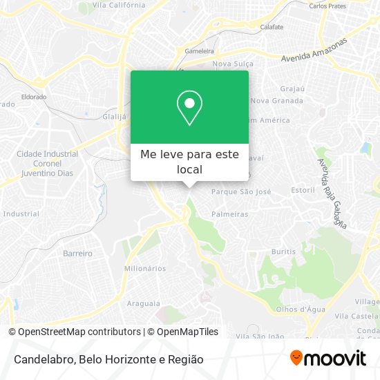 Candelabro mapa