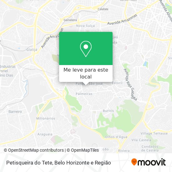 Petisqueira do Tete mapa