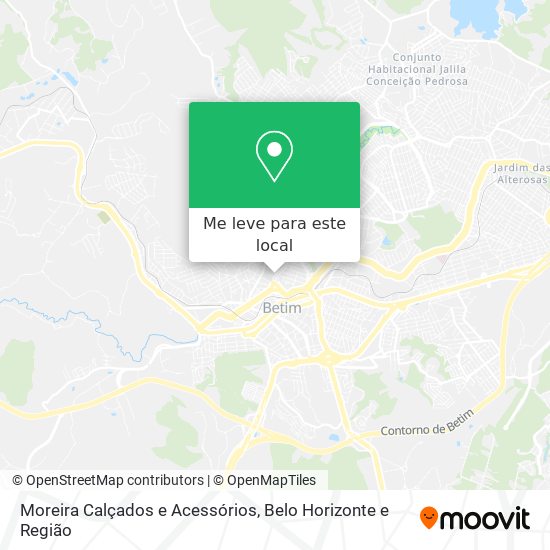 Moreira Calçados e Acessórios mapa