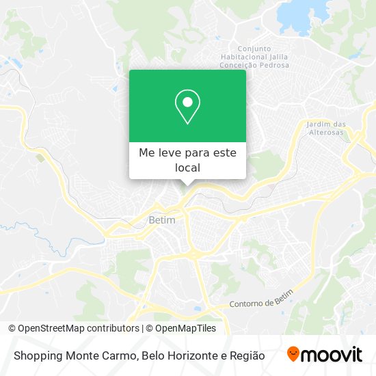 Shopping Monte Carmo mapa