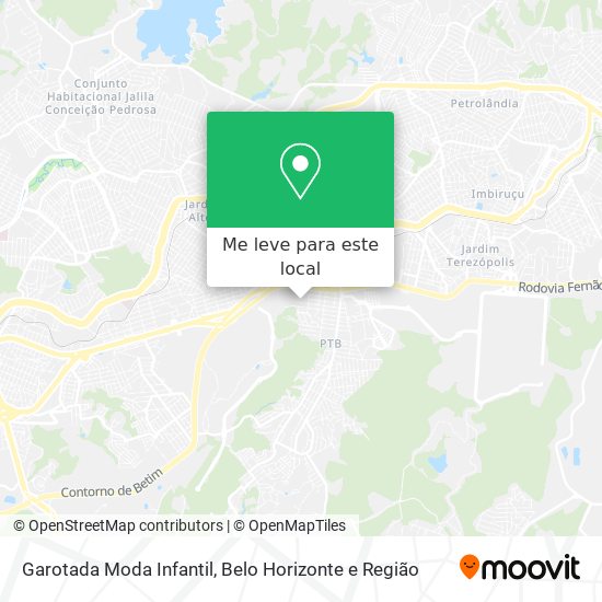 Garotada Moda Infantil mapa