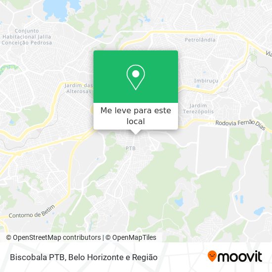 Biscobala PTB mapa