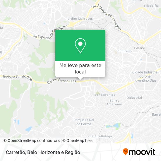 Carretão mapa