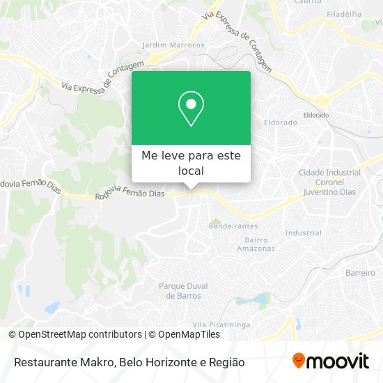 Restaurante Makro mapa