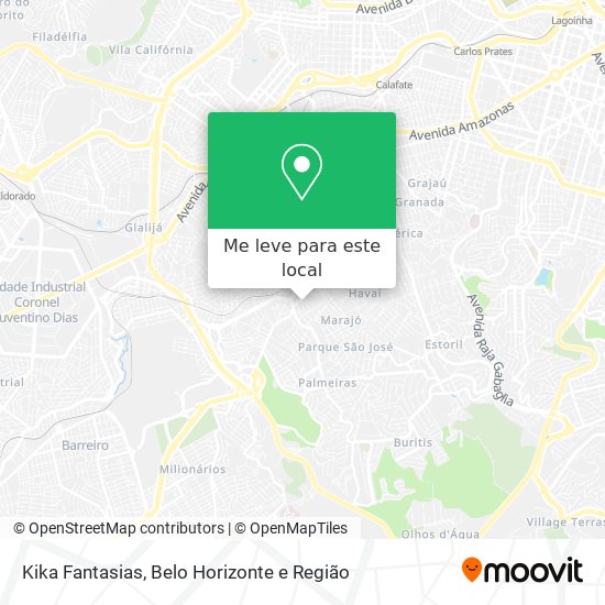Kika Fantasias mapa