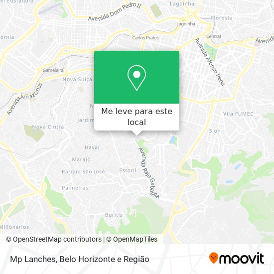 Mp Lanches mapa