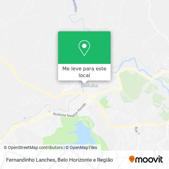 Fernandinho Lanches mapa