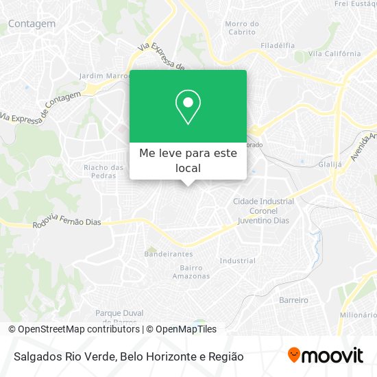 Salgados Rio Verde mapa