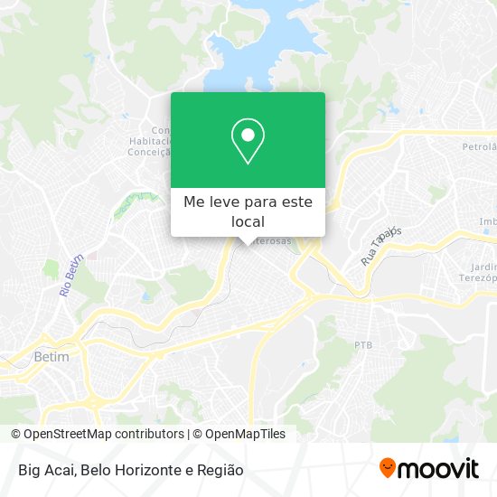 Big Acai mapa
