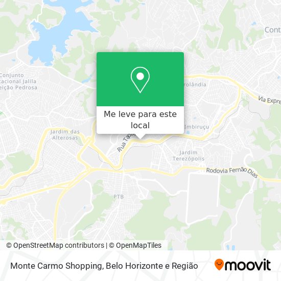 Monte Carmo Shopping mapa