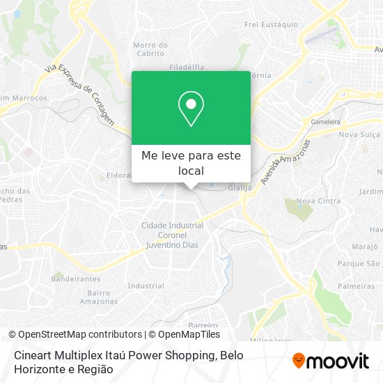 Cineart Multiplex Itaú Power Shopping mapa