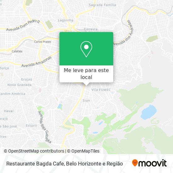 Restaurante Bagda Cafe mapa