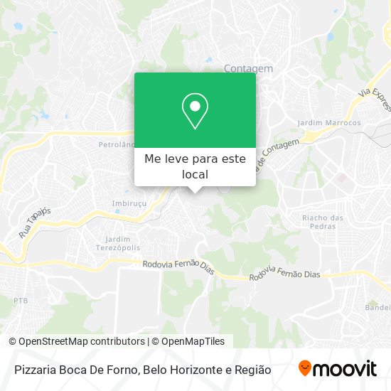 Pizzaria Boca De Forno mapa