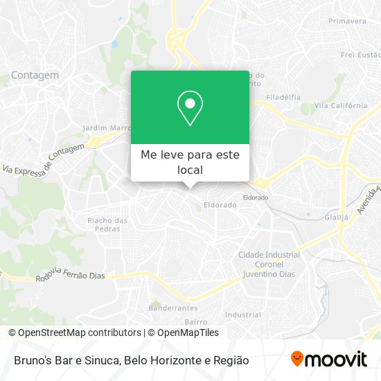 Bruno's Bar e Sinuca mapa