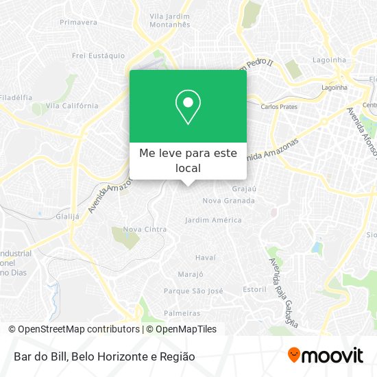 Bar do Bill mapa
