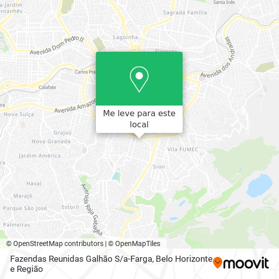Fazendas Reunidas Galhão S / a-Farga mapa