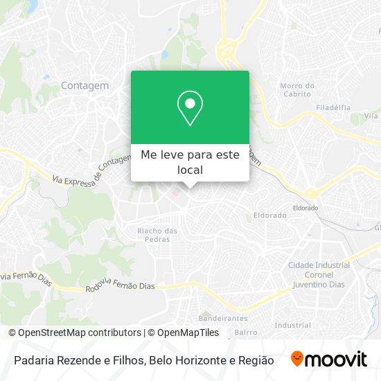 Padaria Rezende e Filhos mapa