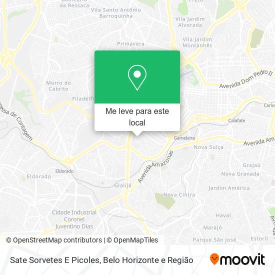 Sate Sorvetes E Picoles mapa