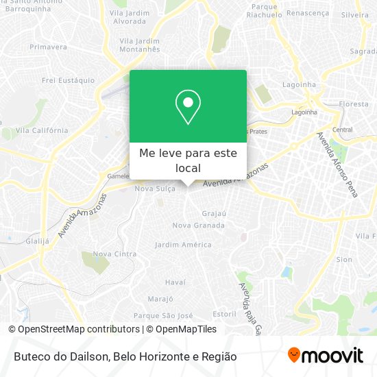 Buteco do Dailson mapa
