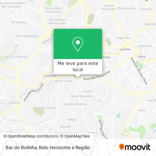 Bar do Bolinha mapa