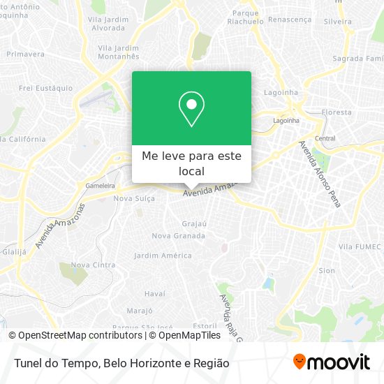 Tunel do Tempo mapa