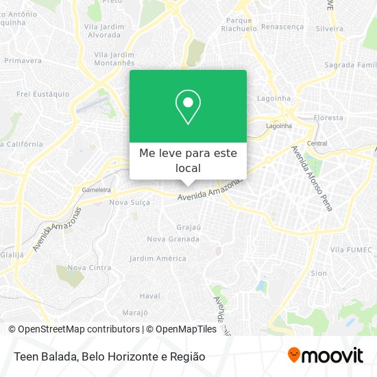 Teen Balada mapa